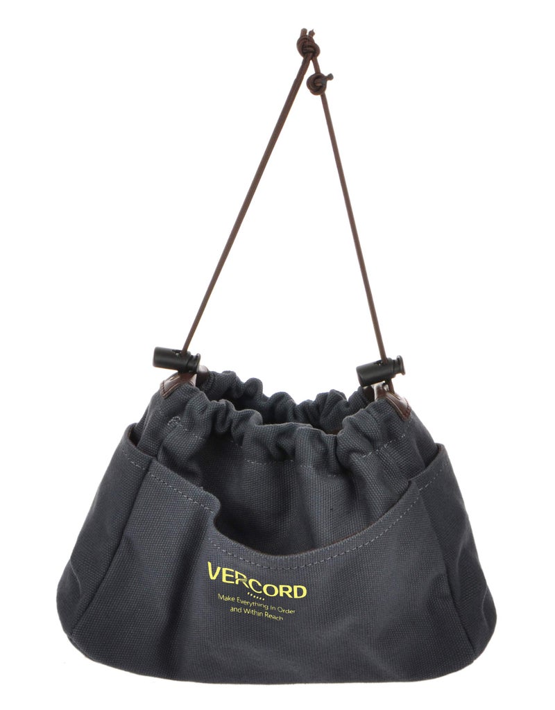 Vercord Canvas Handbag Organizers, Sturdy Purse Insert Organizer Bag in Bag, 10 Pockets Grey Small - Image 3